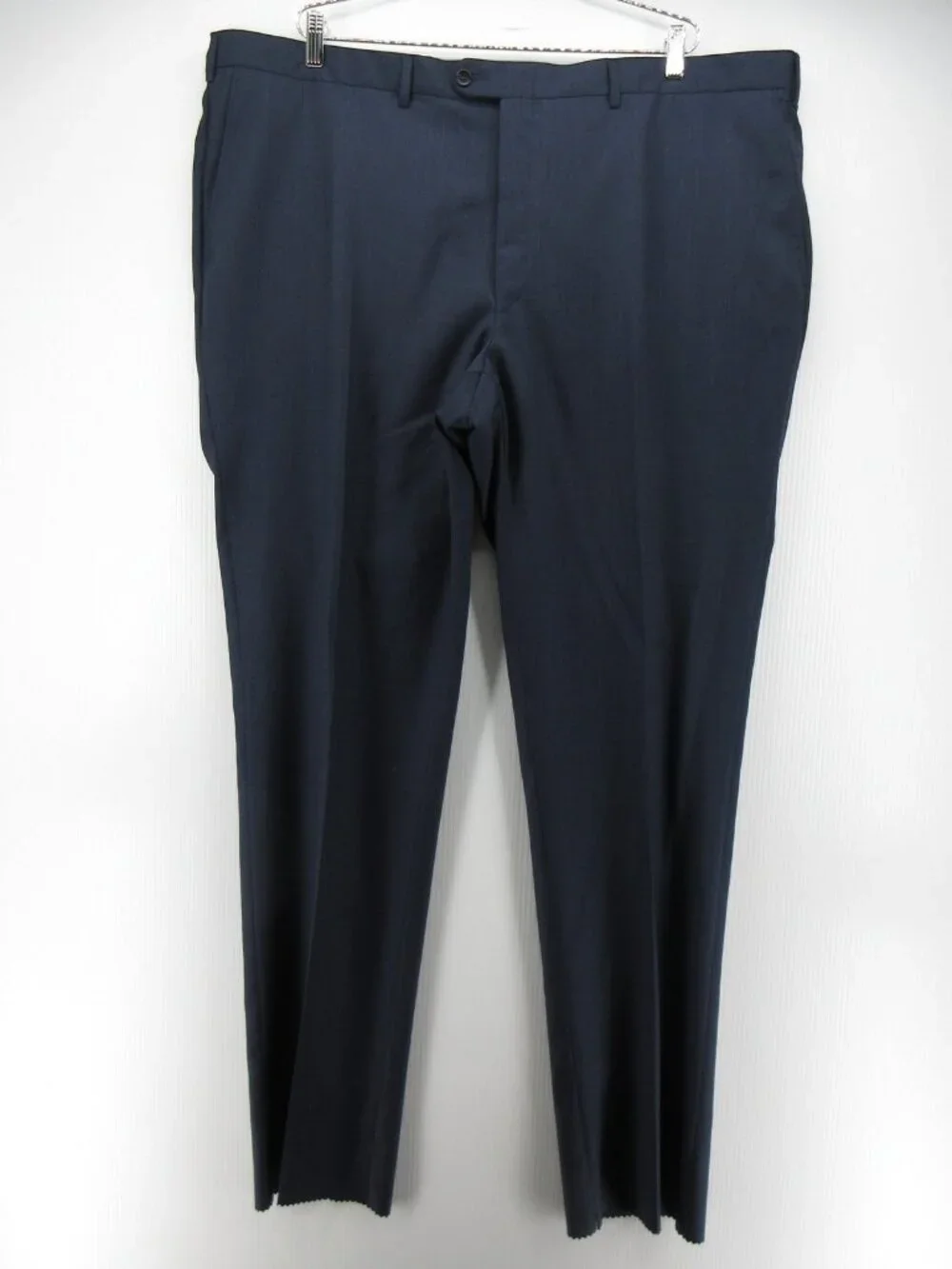 Hickey Freeman Suit 52 Navy Milburn II Wool Formal Luxury USA 46 NEW